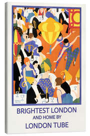 Canvas print Brightest London - Horace Taylor II - Vintage Advertising Collection