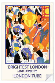 Wandsticker Brightest London - Horace Taylor II
