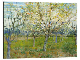 Aluminium print The pink orchard, 1888 - Vincent van Gogh
