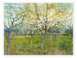 Wandbild Der rosa Obstgarten, 1888 - Vincent van Gogh