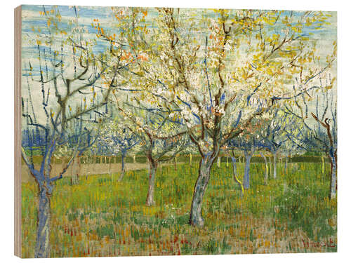Holzbild Der rosa Obstgarten, 1888
