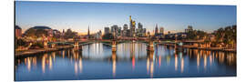 Alubild Frankfurt Skyline Panorama - Jan Christopher Becke