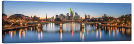 Canvas print Frankfurt Skyline Panorama - Jan Christopher Becke