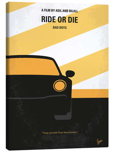 Canvas print BAD BOYS, Ride or Die