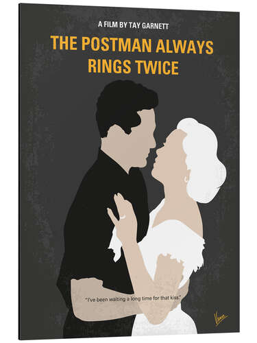 Cuadro de aluminio The Postman Always Rings Twice