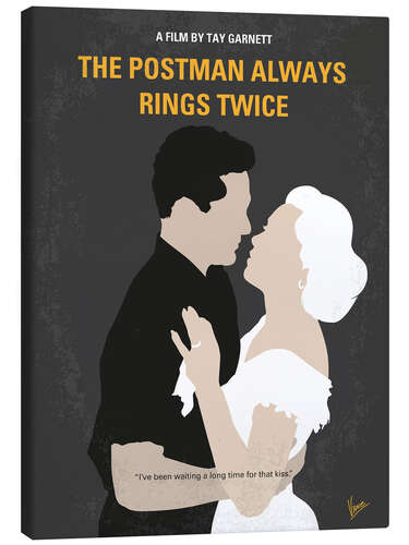 Stampa su tela The Postman Always Rings Twice
