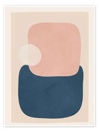 Wall print Floating Abstraction IV - Branka Kodžoman