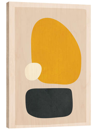 Hout print Floating Abstraction III