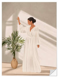 Wandsticker Am Fenster