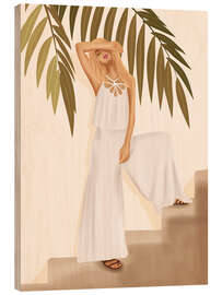 Holzbild Sommer Hitze VI