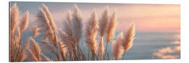 Gallery Print Pampasgras im Abendglanz