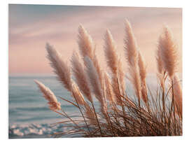 Stampa su PVC Pampas Grass by the Sea