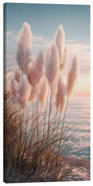 Lærredsbillede Pampas Grass at Sunset - Melanie Viola