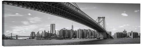 Tableau sur toile Williamsburg Bridge, New York City