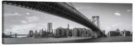 Tableau sur toile Williamsburg Bridge, New York City - Jan Christopher Becke