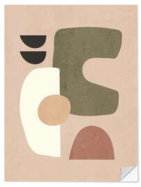 Wandsticker Organischer Rhythmus