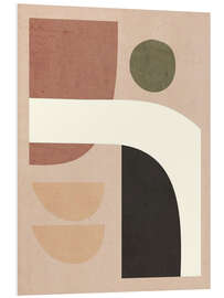 Hartschaumbild Ausgeglichener Fluss