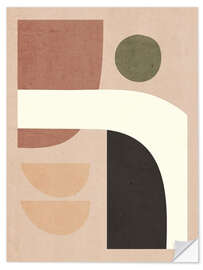 Wandsticker Ausgeglichener Fluss