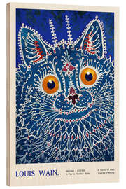 Tableau en bois  - Louis Wain