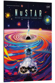 Aluminium print NuSTAR, Nuclear Spectoscopic Telecope Array - NASA