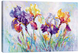 Quadro em tela Irises in Bloom - Leon Devenice