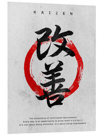 Hartschaumbild Kaizen - der positive Wandel