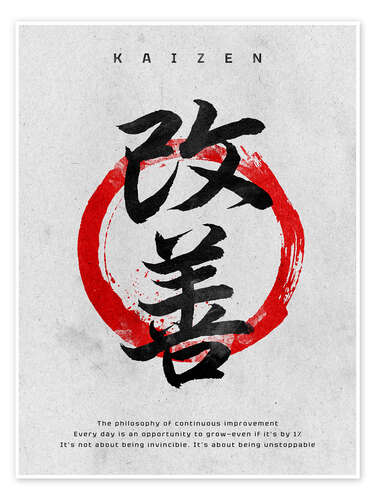 Poster Kaizen -  - the Positive Change