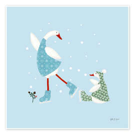 Kunstwerk Ducks in the Snow III - Yvette St. Amant