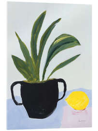 Acrylglasbild Pflanze mit Zitrone - Pamela Munger