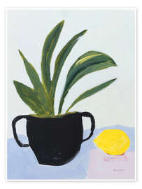 Kunstwerk Plant with lemon - Pamela Munger