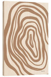 Holzbild Organic Abstract II