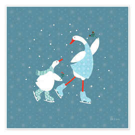Kunstwerk Ducks in the Snow I - Yvette St. Amant