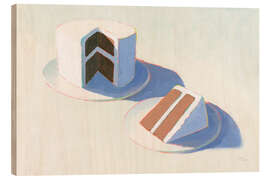 Holzbild Schichtkuchen