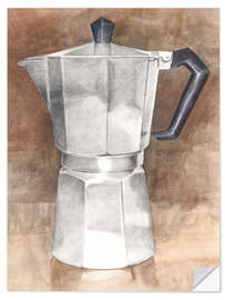 Wandsticker Kaffeekanne