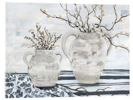 Acrylglasbild Chantilly Cottage Jugs - Yvette St. Amant