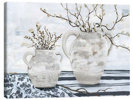 Leinwandbild Chantilly Cottage Jugs - Yvette St. Amant