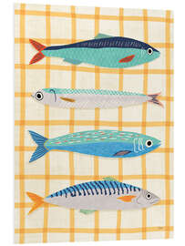 Hartschaumbild Leckere Sardinen I