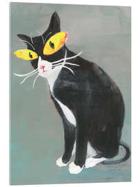 Acrylglasbild Staring Cat - Danhui Nai