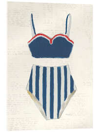 Acrylglasbild Retro Bademode I