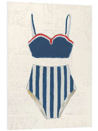 Hartschaumbild Retro Bademode I