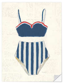 Wandsticker Retro Bademode I