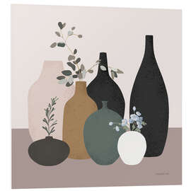 Hartschaumbild Boho-Gefäße - Danhui Nai