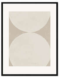 Gerahmter Kunstdruck Elegant Balance