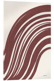 Acrylic print Sepia Waves - Becky Thorns