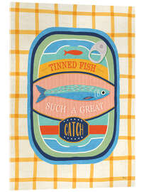 Acrylglasbild Leckere Sardinen III