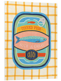 Hartschaumbild Leckere Sardinen III