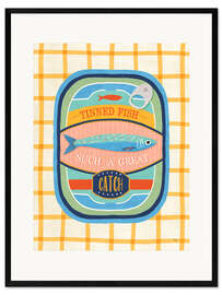 Gerahmter Kunstdruck Leckere Sardinen III