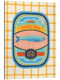 Magnettafel Leckere Sardinen III