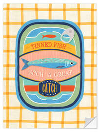 Wandsticker Leckere Sardinen III