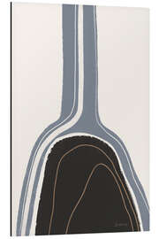 Tableau en aluminium Waterfall Abstract I - Becky Thorns